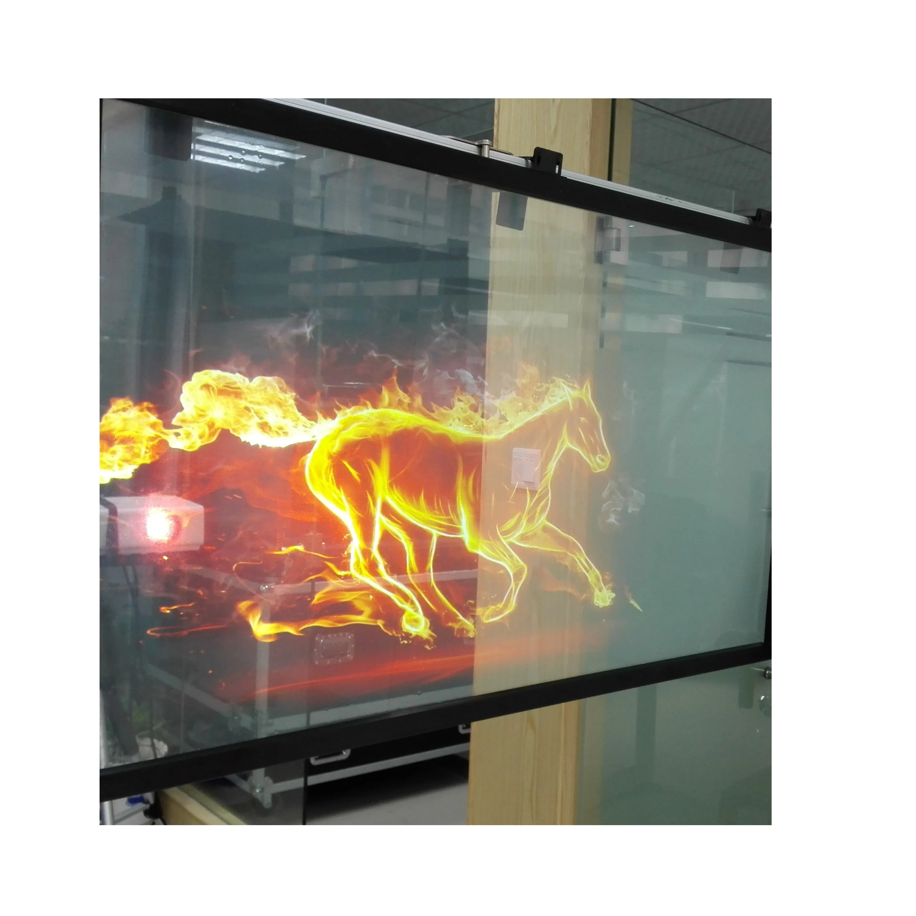 

Transparent holographic 3d window film for Jewelry,watch,car etc