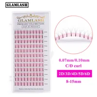 

3d Tool Mink Private Label Supply Individual Silk Russian Wholesale 0.03 Volume Dlux Professional Glue Eyelash Extension
