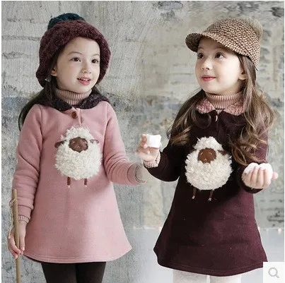 

Winter Kids Girls Dresses Europ Frocks Child Clothes Of Online Shop, As picture, or your request pms color
