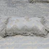 2018 luxury wedding silk bedding comforter sets