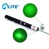 Custom Logo Print 5mw 532nm Green Laser Pointer Pen With Stars Cap Portable Aluminum Circle Laser Pen
