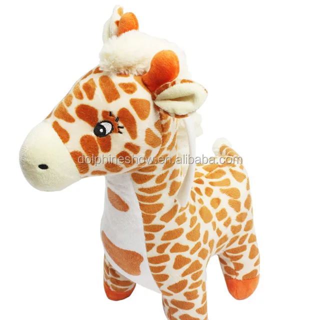Custom Baby Giraffe Stuffed Animal Singing Plush Giraffe Led Toy Buy