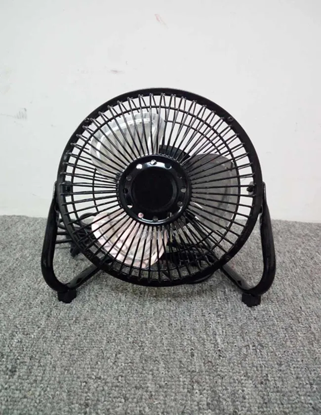 6 Inch 2 Speeds 3 Metal Blades 15w Power High Velocity Cooling Desk