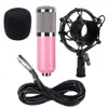 Microfone BM800 Condenser Wired Microphone for Computer Network sing/Recording/Chat/Video Conference/Games microfone condensador