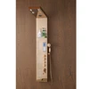 china dual handle chrome brass wallmounted thermostatic shower mixer rain shower & bath
