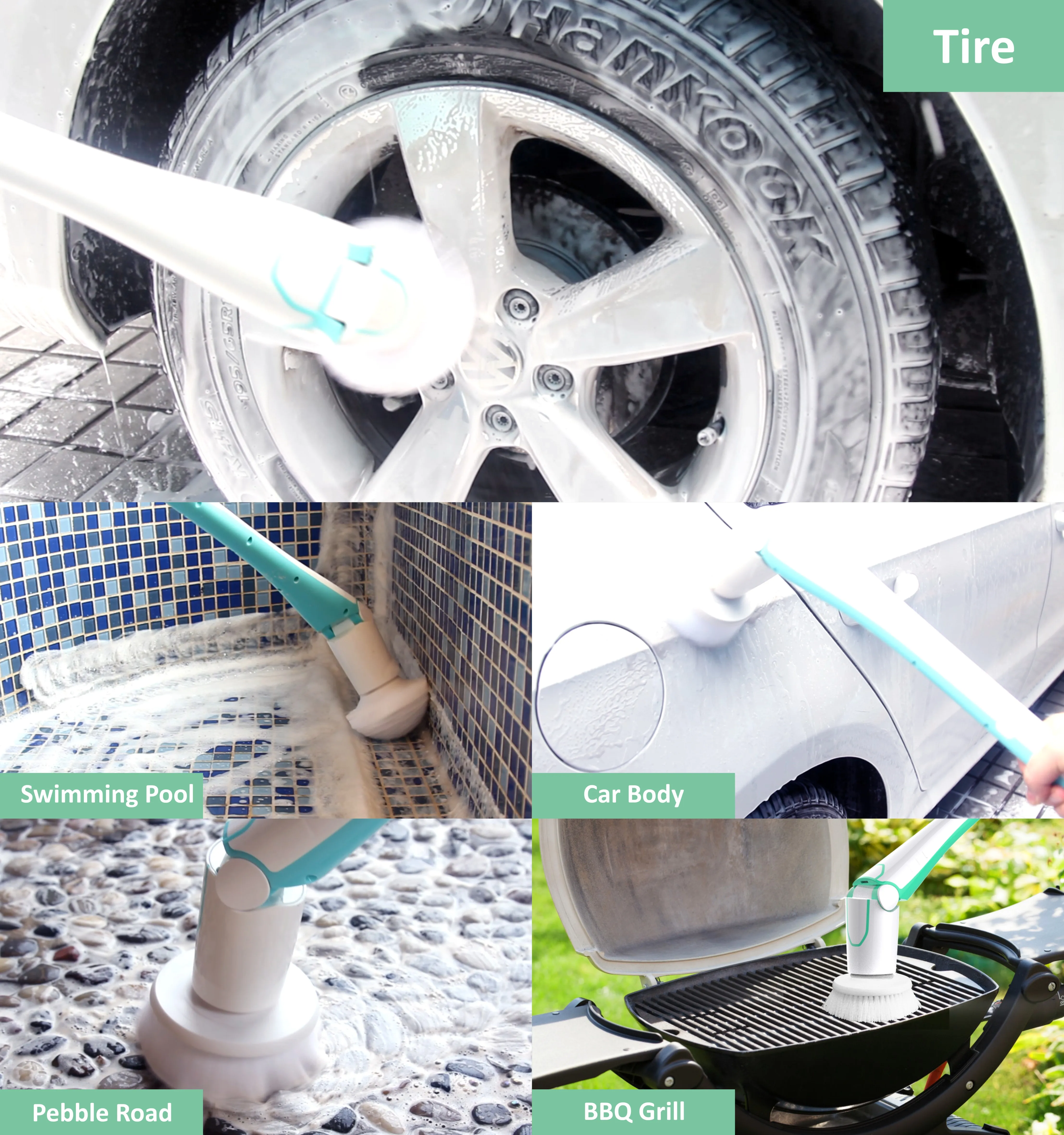 electric spin scrubber