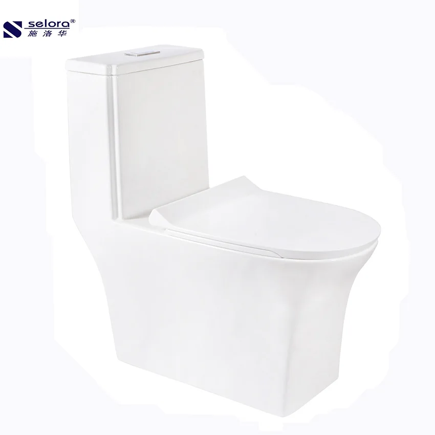 most popular elegant design one piece peeping chinese toilet with excellent quality