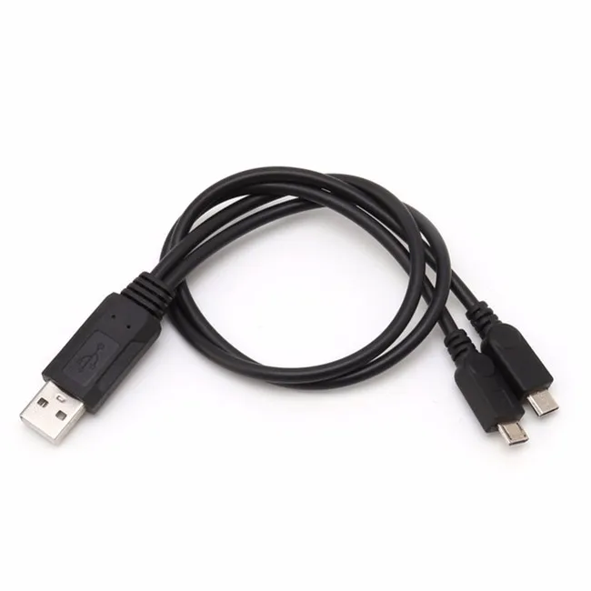 dual male usb cable