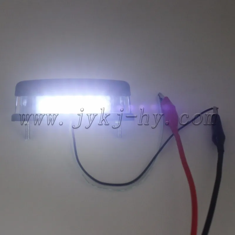 2017 Motorcycle Led License Plate Lighting 1w Battery Powered License