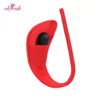 

Red sexy c-string with pocket can install with vibrator new arrival panty