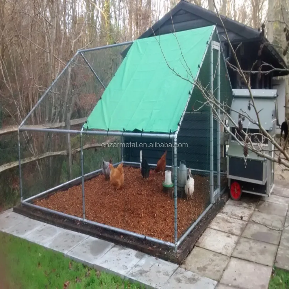 Image showcasing Walk In Cage Run For Chicken Cat Rabbit Ducks - Buy Large Metal 10x10 ...