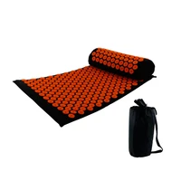 

Back And Neck Pain Relief - Acupressure Mat And Pillow Set - Relieves StressBackNeckAnd Sciatic Pain - Carry Bag