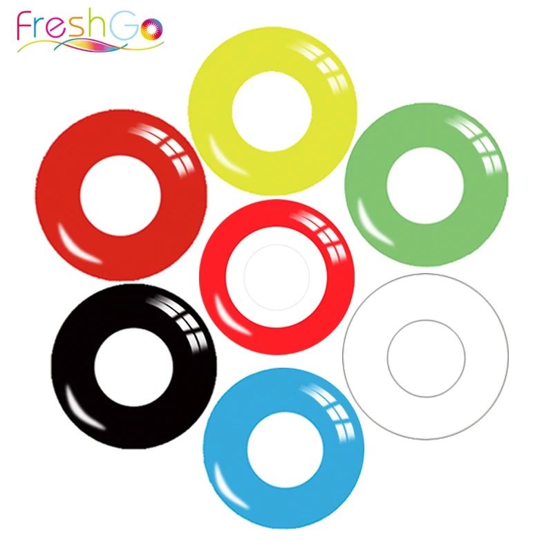 

Freshgo Zombie White Crazy Lenses Pure Red Eye Lenses Color Contact Lenses