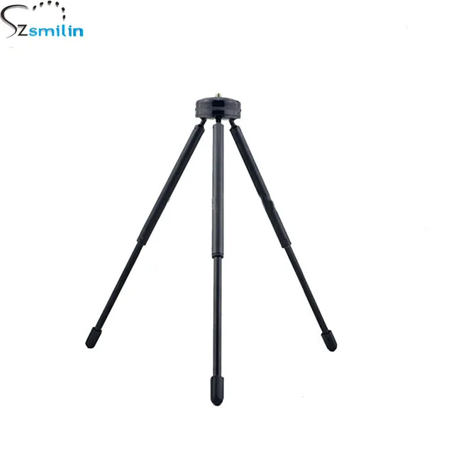 

Newest Design 2 Sections Stretchable Metal Tripod Mount with Foldable Aluminum Leg for Pro Camera DSLR DV, Black