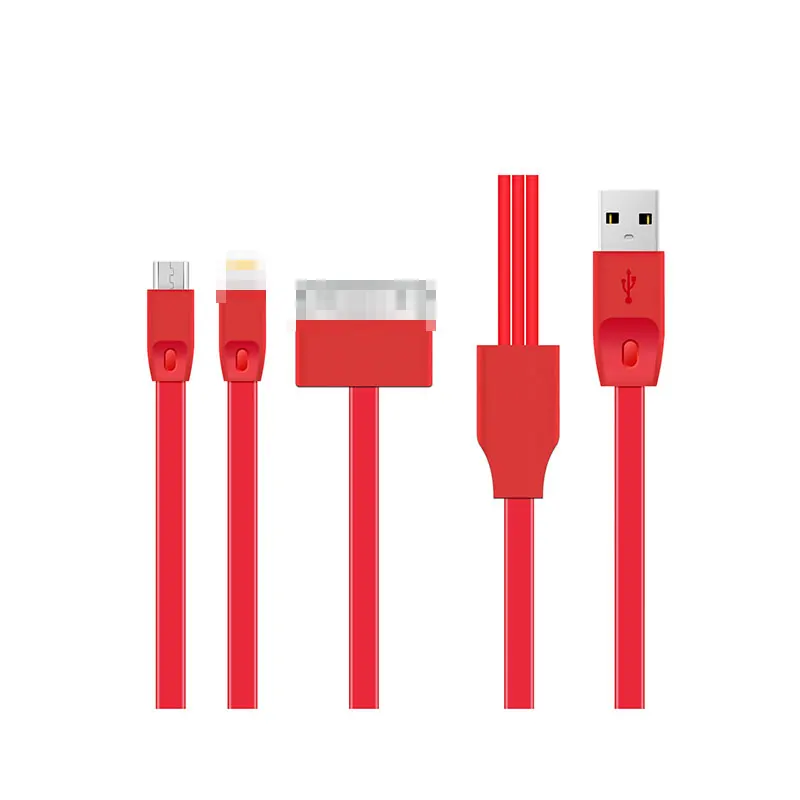 

Wholesale Cheap Free Sample Flat Micro Usb Cable,Universal Mobile Phone Usb Cable,3 In 1 Usb Data Charging Cable For iPhone