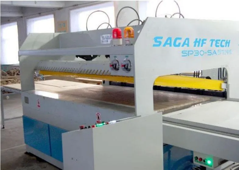 Saga Rf Press/radio Frequency Edge Gluing Machine For Solid Wood Panel