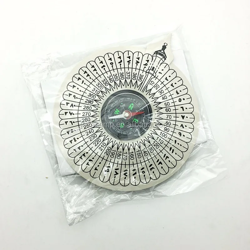 Haller la Mecque boussole Bleu 8,5x12cm prière Boussole