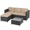 Cheap Outdoor Patio Furniture 5pc Wicker Rattan Sofa