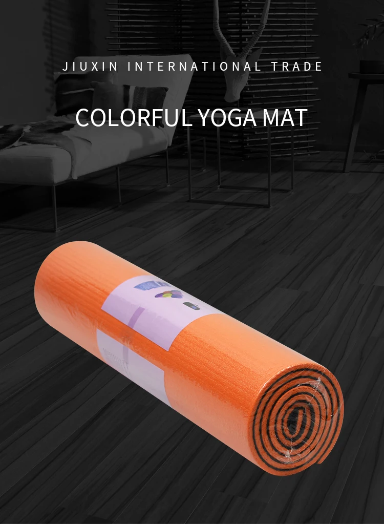 PVC form  organic yoga mats gym non-slip yoga mats