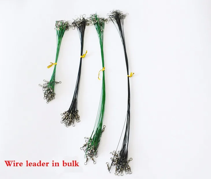 20pcs/set In Bulk Saltwater Fishing Barrel Swivel Snap Wire Leader