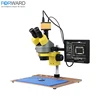 High Quality Aluminium Alloy Base Plate Repair Mat Trinocular Microscope Industrial HDMI Camera To Repair Mobile Phone