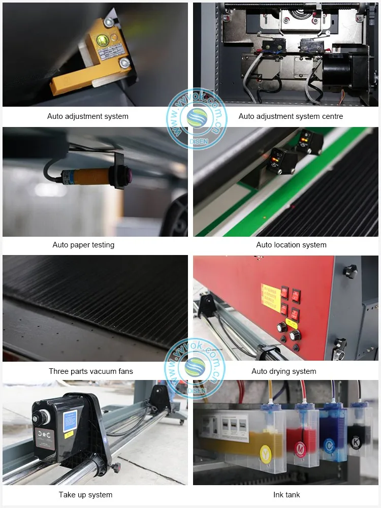 Auto Feeder System 1.9M Roll and Flatbed 1946W-UV Leather Inkjet ...