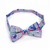 Pink Green Blue Monogram Lilly Plain Easter Tie Knot