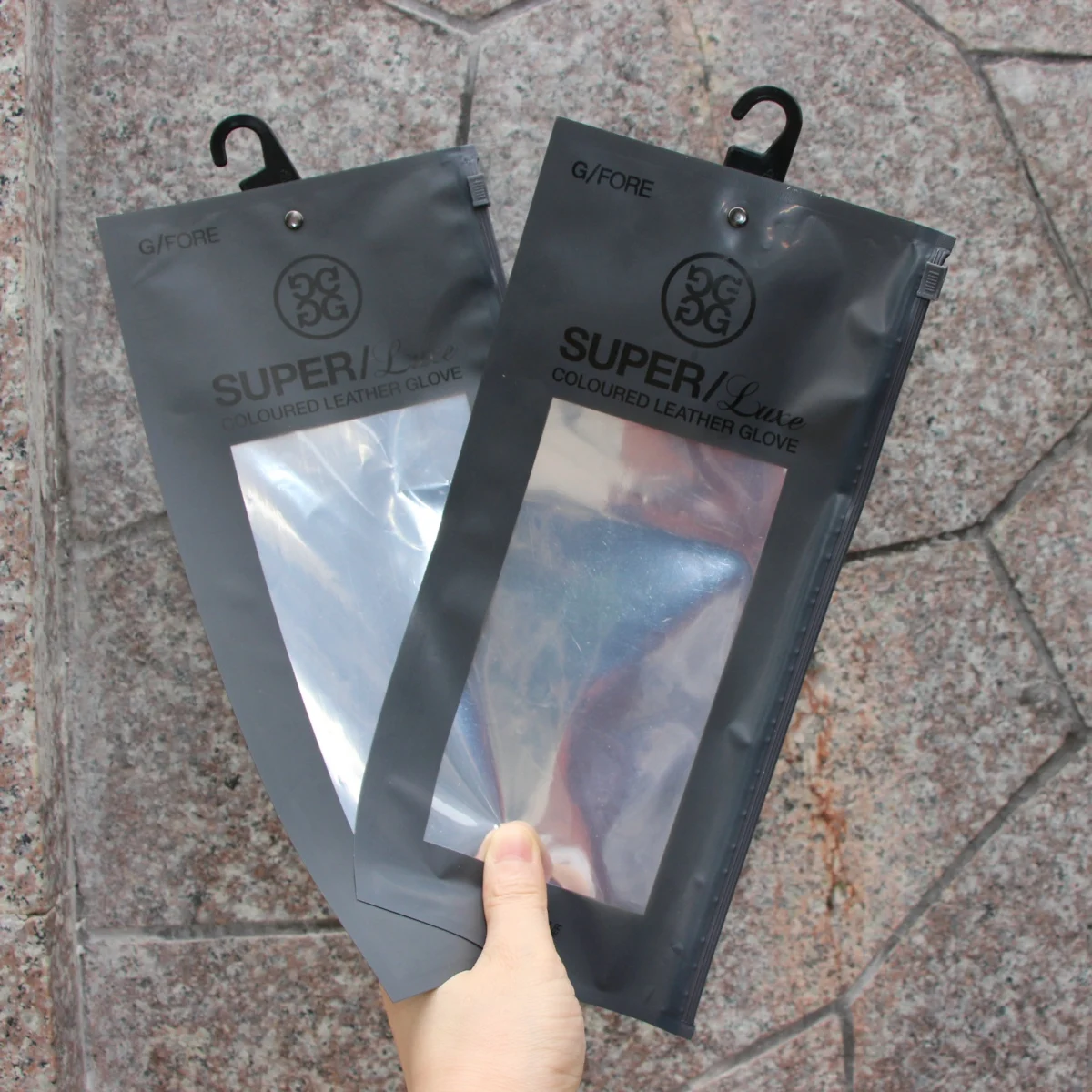 Custom Printed Ziplock Clothes Packing Packaging Plastic Bag With Hook