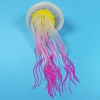 Factory Supply Colorful Simulation Jelly Fish Large Silicone Aquarium