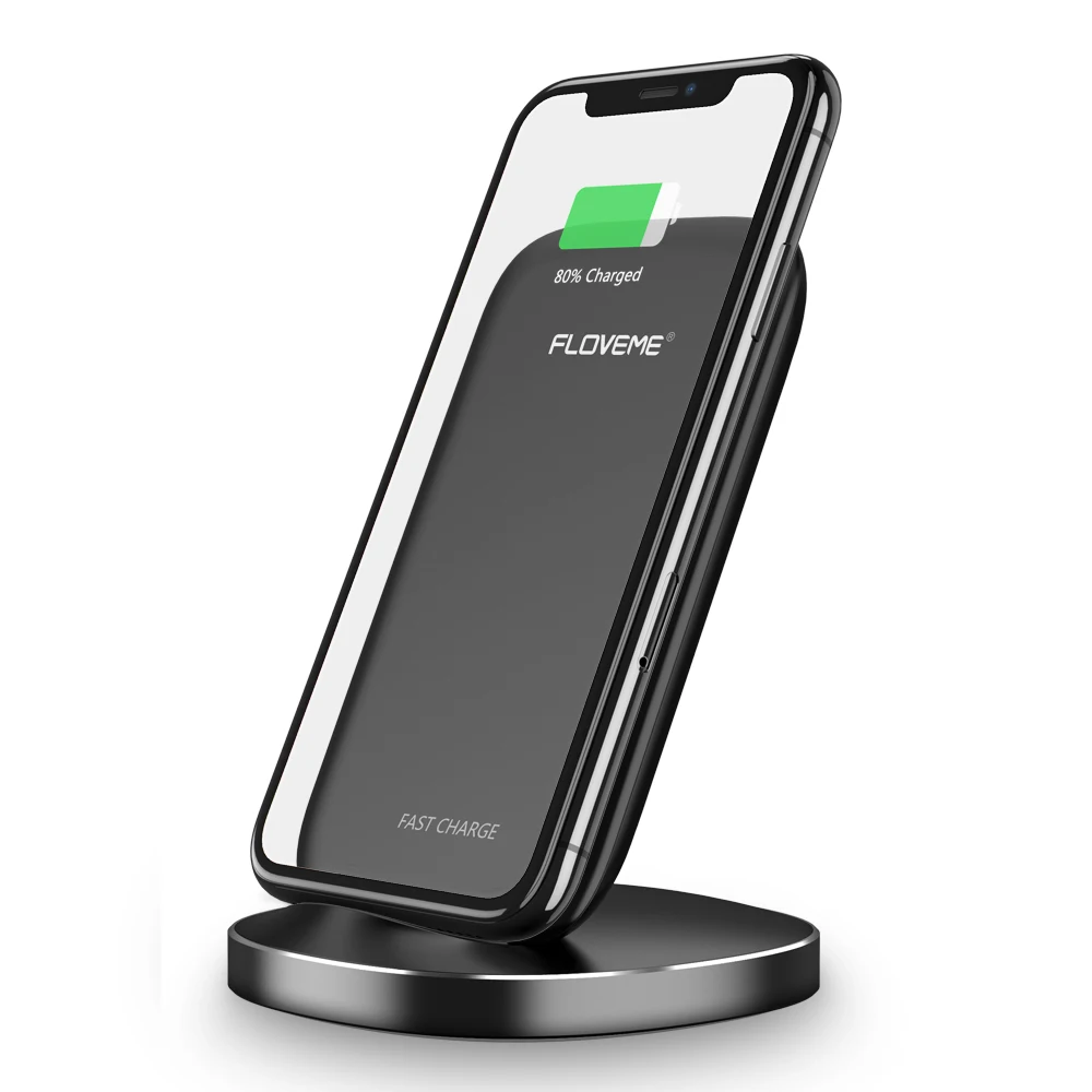 

Free Shipping FLOVEME WIRELESS QI CHARGER 10W wireless charging pad