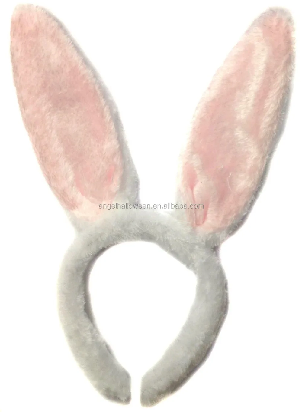 Grey Pink Mouse Ears Aliceband Fancy Dress Hair Accessories World Book Day 