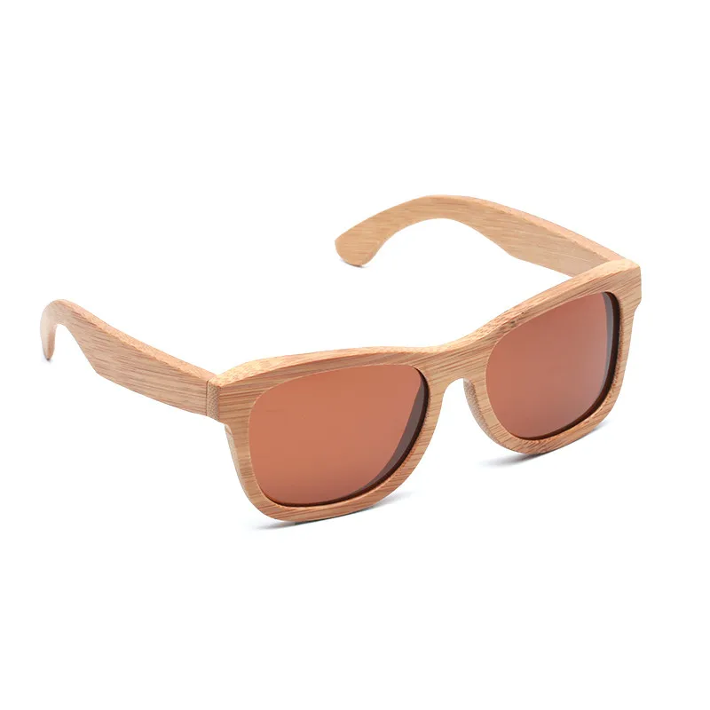 

Trending products new arrivals custom your logo bamboo sunglasses in china, Natural color