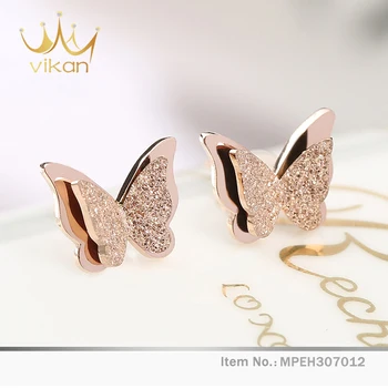 Exclusive Personality Customized Fashion Small Gold Stud Earrings Exclusive Personality Customized Fashion Small Gold Stud Earrings