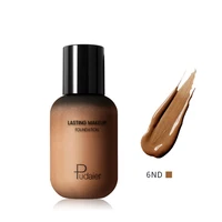 

2019 40 colors Factory Wholesale Liquid Foundation Private Label Dark Shades High Coverage Foundation