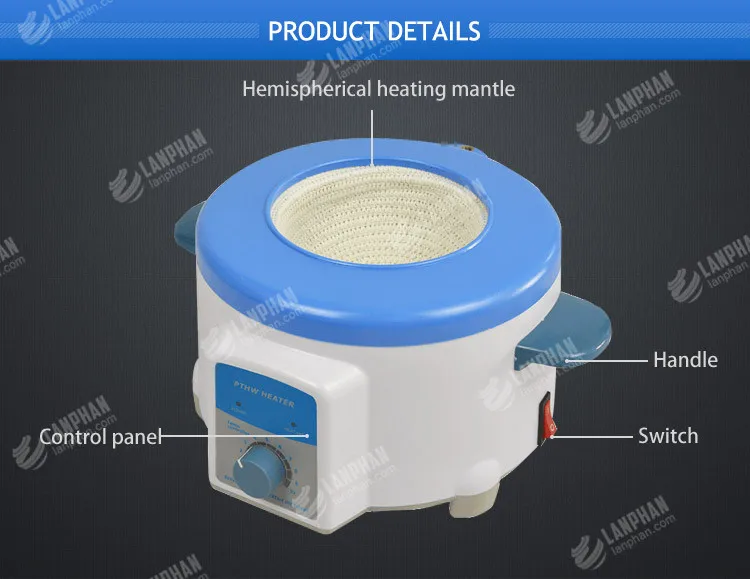 Custom Lab Heating Mantle 2000ml Hot Selling Laboratory Flame Proof