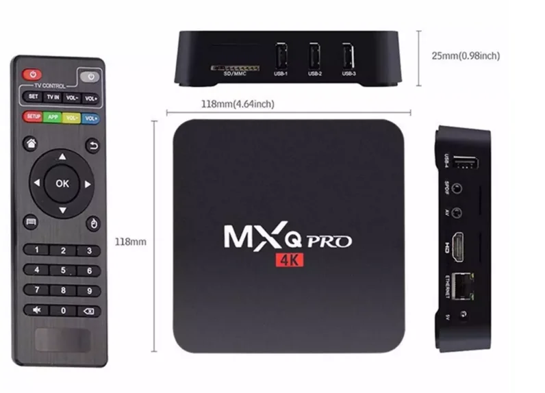 Low Price Good Performance Mxq Pro 2g Ram 16g Rom Android 7.1 Ott Tv