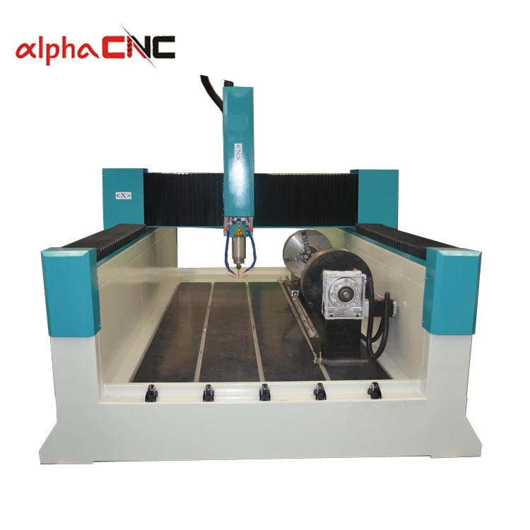 
4 Axis 3D Stone CNC Router Rotary Axis High Wall for Marble Granite Quartz Sand Stone Wall Decoration CNC Sculpture Machine 