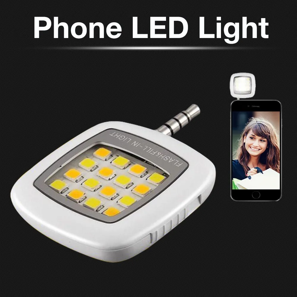 High Quality Mobile Phone Camera Flash Led Fill Light Night Using Phone