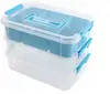 Greenside Reusable Wholesale Compartment Tool Box Storage Transparent Plastic Storage Container
