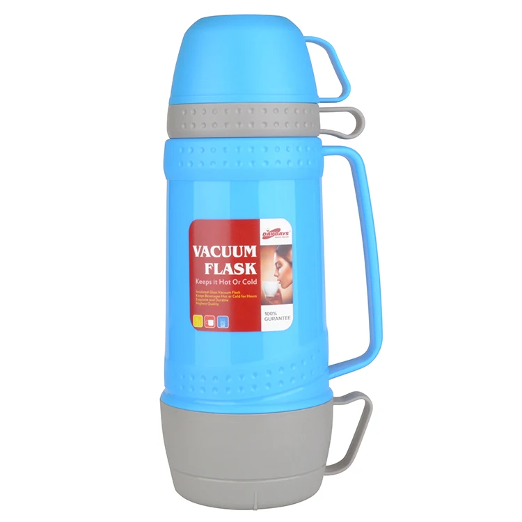 Low Price Plastic Body With Glass Liner 1.0l/1.8l Water Bottle Thermos