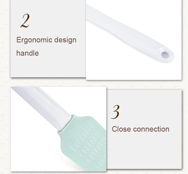 Cake tools Silicone Cream Butter Cake Spatula Mixing Batter Scraper Brush Butter Mixer Cake Brushes Baking Tool Kitchenware