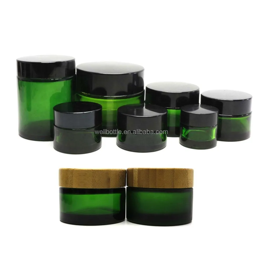 5g 10g 15g 20g 30g 50g 100g 120g Black White Blue Green Frosted Glass