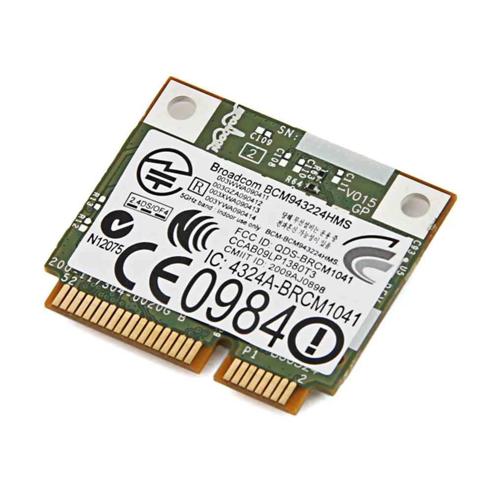 Dell 8VP82 Broadcom DW1520 PCI-e Low Profile Wireless WIFI Card w// KVCX1