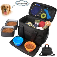 

Weekend Pet Dog Travel Bag Food Carrier Bag Folding Food Tote Backpack Bag