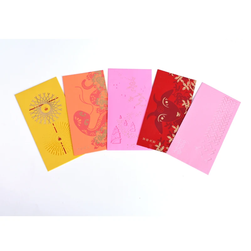 Money Envelope Hongbao 10Pcs Red Packet Fortune Design Hongbao Lucky Money 