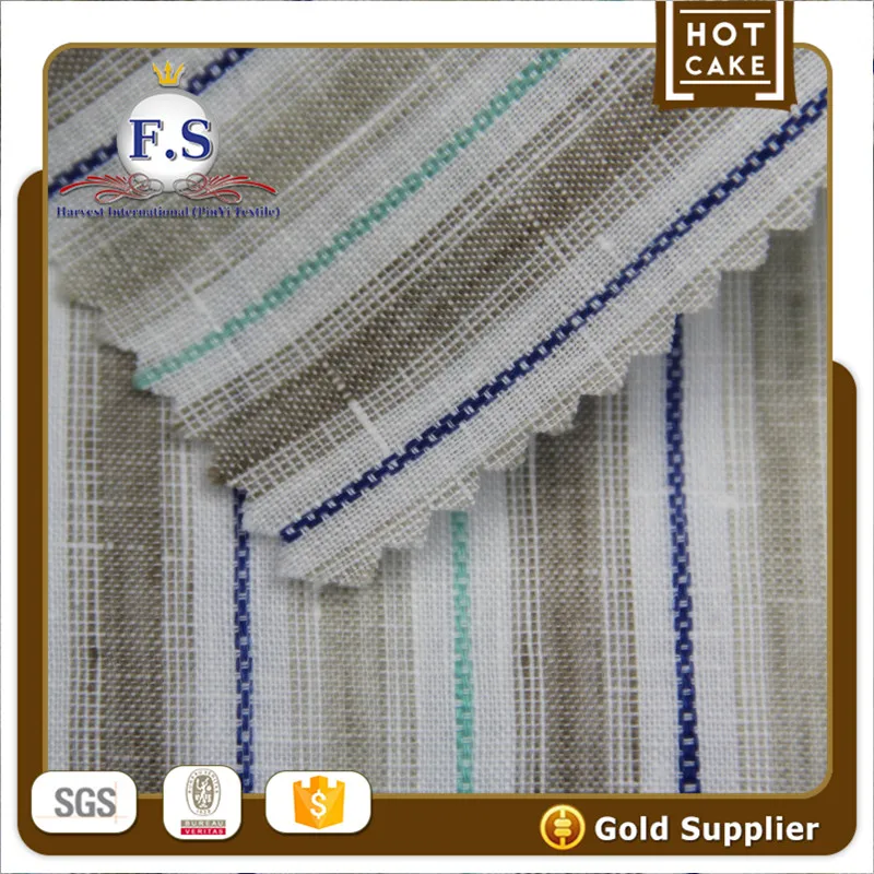 
eco-friendly 100% linen plaid check fabric clothing china shirting textile 