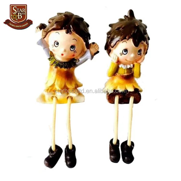 Factory custom made gifts best decoration funny resin talking doll