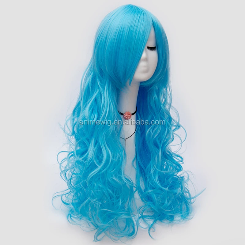 icy blue hair wig