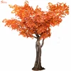 Small order yellow tree artificial maple tree for decoration restaurant