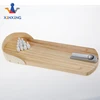 mini wooden table bowling set with 10 ping 1 ball
